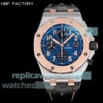 HBF Swiss Clone Audemars Piguet Royal Oak Offshore Two-tone Blue Dial 3126 Watch 